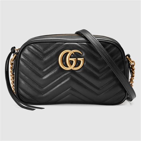 black gucci marmont bag.